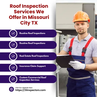 Roof Inspection Services We Provide in Missouri City TX